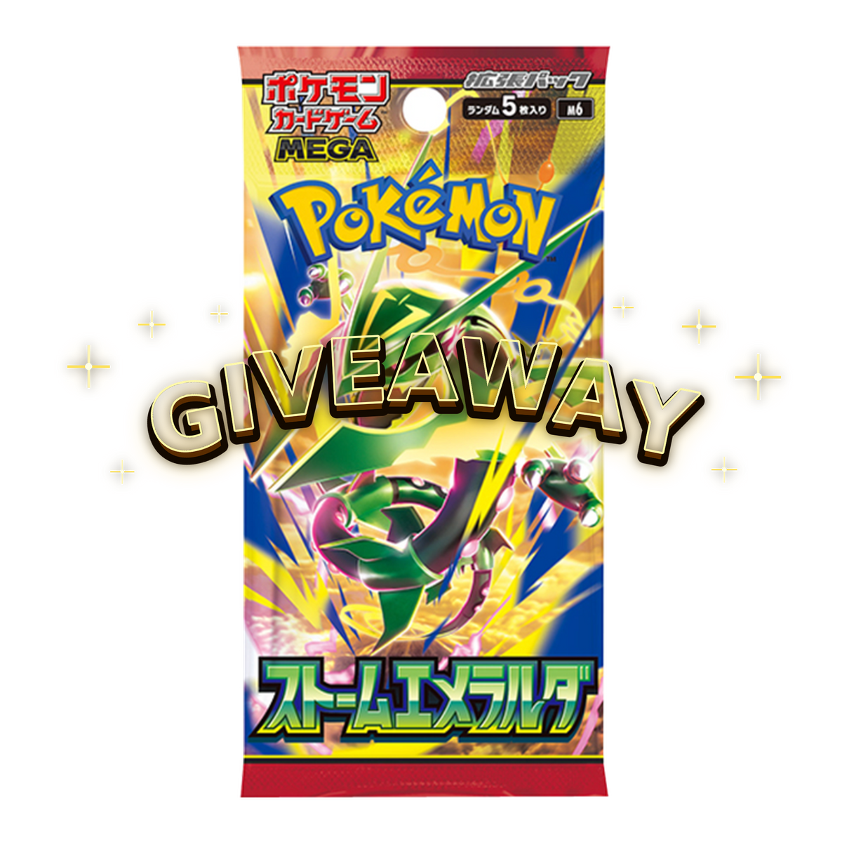 GIVEAWAY - Storm Emeralda - Japanese Booster Pack